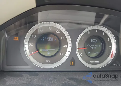 2008 Volvo S80 T6 z USA, uszkodzony, nr VIN YV1AH992981051907